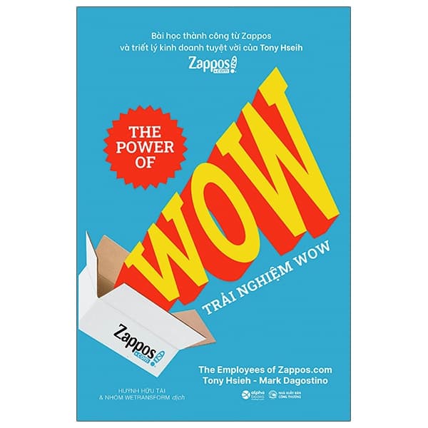 Sách Trải Nghiệm Wow - Tony Hsieh