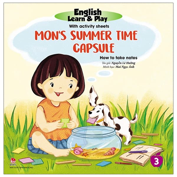Sách English Learn & Play 3 - Mon’S Summer Time Capsule - How To Take Notes - Hường Nguyễn