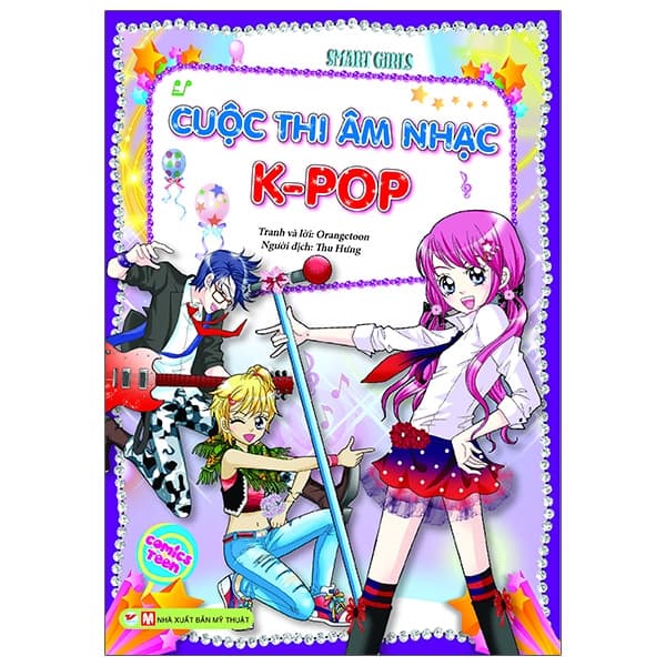 Sách Smart Girls - Cuộc Thi Âm Nhạc K-Pop - Orangetoon