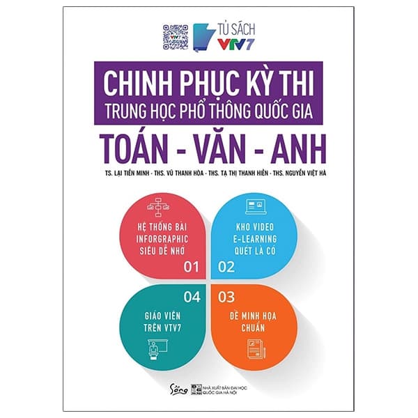 Sách Chinh Phục Kỳ Thi Trung Học Phổ Thông Quốc Gia: Toán - Văn - Anh - TS Lại Tiến Minh