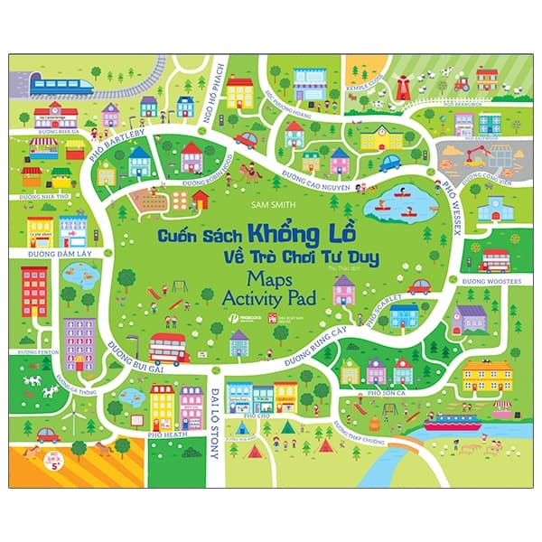 Sách Cuốn Sách Khổng Lồ Về Trò Chơi Tư Duy - Maps Activity Pad (Tái Bản - Sam Smith