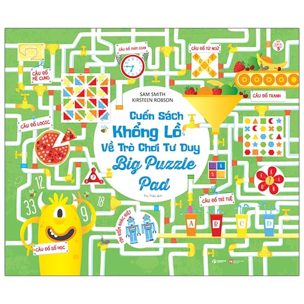 Sách Cuốn Sách Khổng Lồ Về Trò Chơi Tư Duy - Big Puzzle Pad (Tái Bản 20 - Sam Smith
