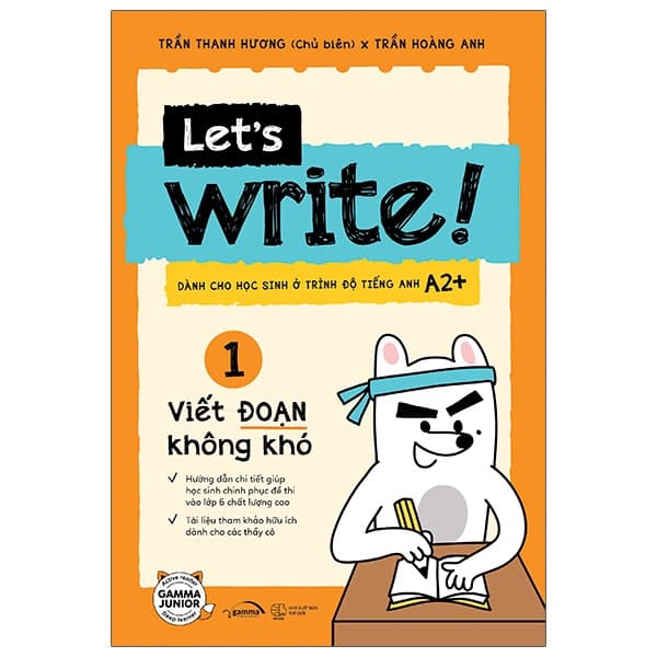 Sách Let’s Write! - Viết Đoạn Không Khó - Tập 1 (Tái Bản 2023) - Trần Thanh Hương