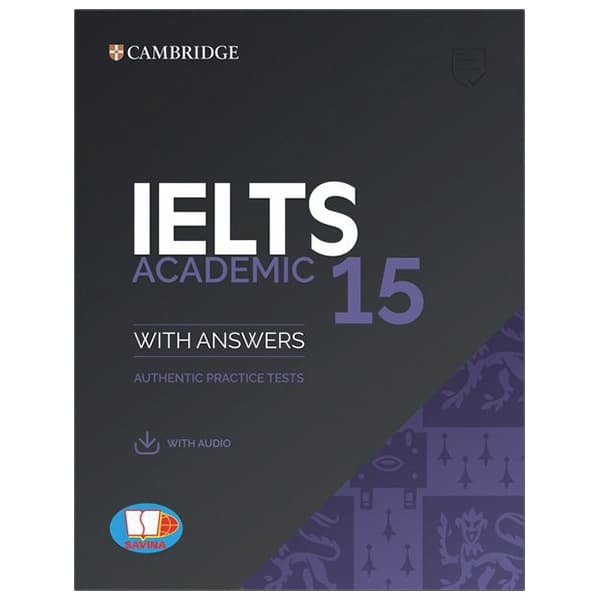 Sách Cambridge Ielts 15 Academic With Answers (Savina) (Kèm Audio) - Cambridge