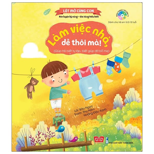 Sách Kỹ Năng Đầu Đời Cho Bé - Làm Việc Nhà, Dễ Thôi Mà! (Giúp Trẻ - Bảo Ngọc