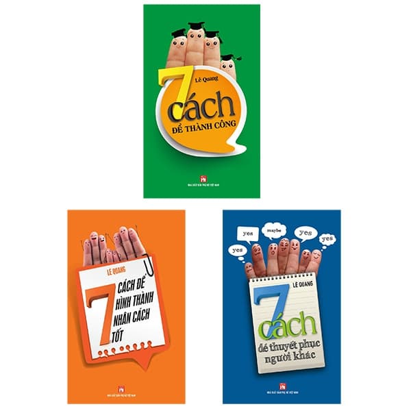 Sách Bộ Sách 7 Cách Thành Công + 7 Cách Thuyết Phục + 7 Cách Hình Thành - Lê Quang