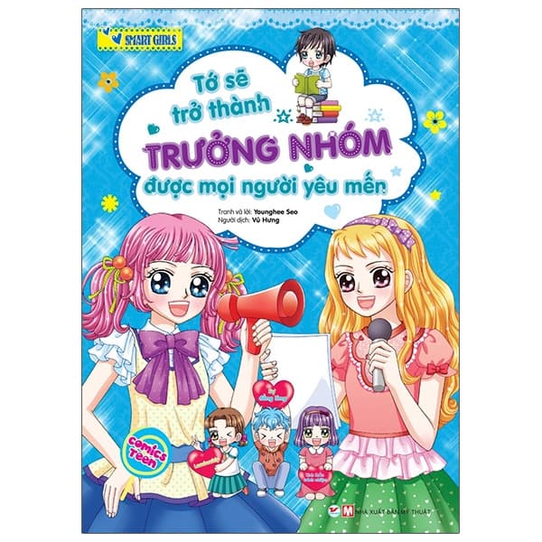 Sách Smart Girls - Tớ Sẽ Trở Thành Trưởng Nhóm Được Mọi Người Yêu - Younghee Seo