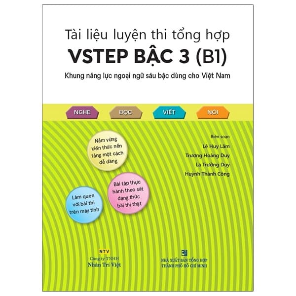 Sách Tài Liệu Luyện Thi Tổng Hợp VSTEP Bậc 3 - B1 - Lê Huy Lâm