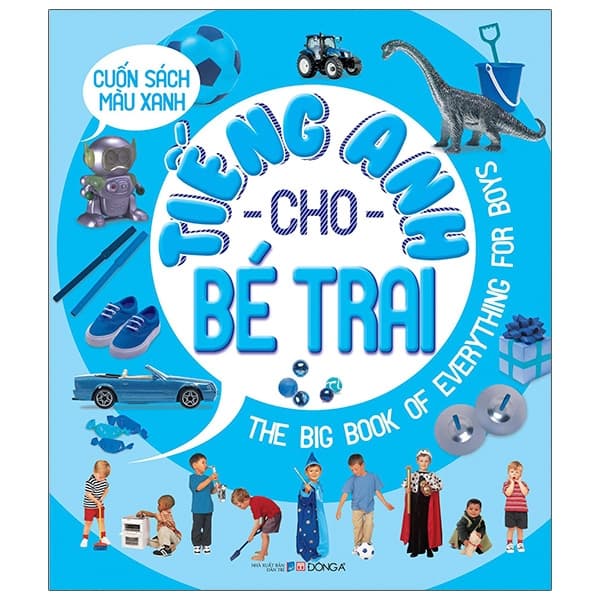 Sách Cuốn Sách Màu Xanh - Tiếng Anh Cho Bé Trai (2019) - Picthall