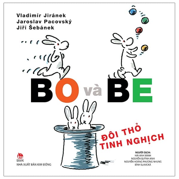 Sách Bo Và Be - Đôi Thỏ Tinh Nghịch - Jaroslav Pacovský