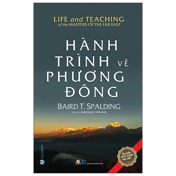 Sách Hành Trình Về Phương Đông (Tái Bản 2020) - Baird T Spalding