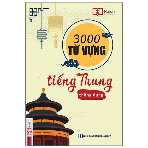 Sách 3000 Từ Vựng Tiếng Trung Thông Dụng - Kaixin