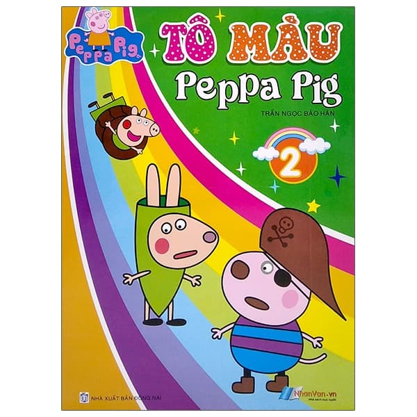 Sách Tô Màu Peppa Pig - Tập 2 (Tái Bản 2024) - Trần Ngọc Bảo Hân