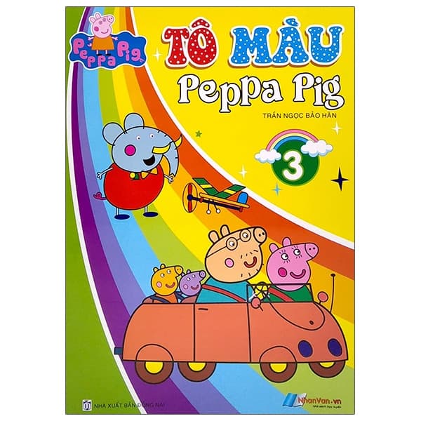 Sách Tô Màu Peppa Pig - Tập 3 (Tái Bản 2024)