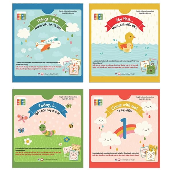 Sách Bộ Sách Tương Tác - Song Ngữ Anh Việt: Tớ Tập Đếm + Những Đi� - Rebecca Weerasekera