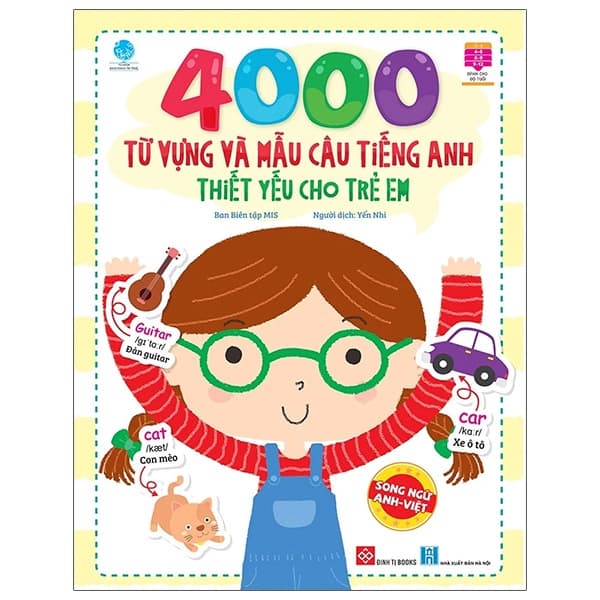 Sách 4000 Từ Vựng Và Mẫu Câu Tiếng Anh Thiết Yếu Cho Trẻ Em
