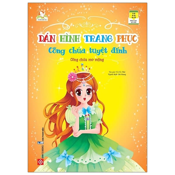 Sách Dán Hình Trang Phục Công Chúa Tuyệt Đỉnh - Công Chúa Mơ Mộng - Ưu Ưu Thử