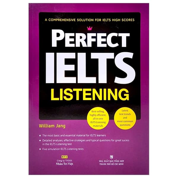 Sách Perfect IELTS Listening - William Jang