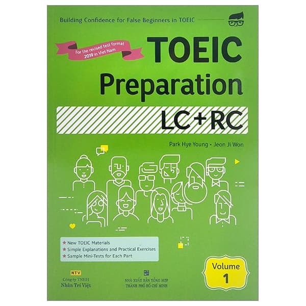 Sách TOEIC Preparation LC+RC – Volume 1 - Park Hye Yuong