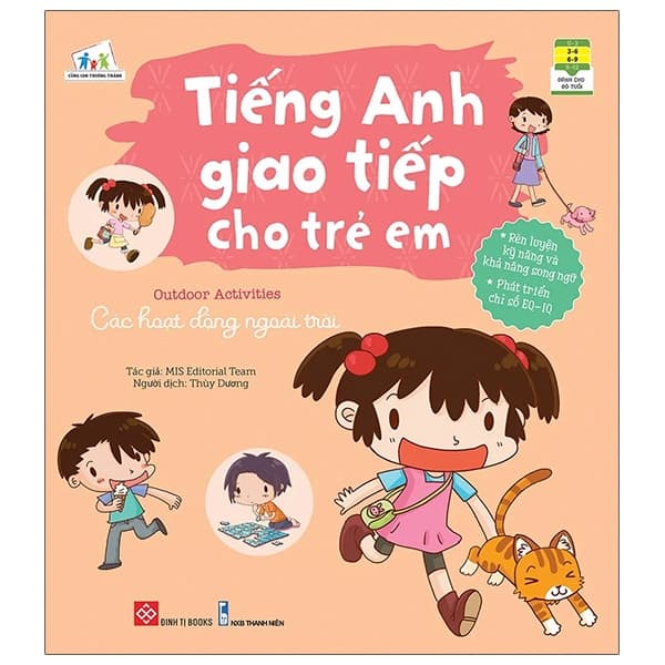 Sách Tiếng Anh Giao Tiếp Cho Trẻ Em - Outdoor Activities - Các Hoạt Động N - MIS Editorial Team