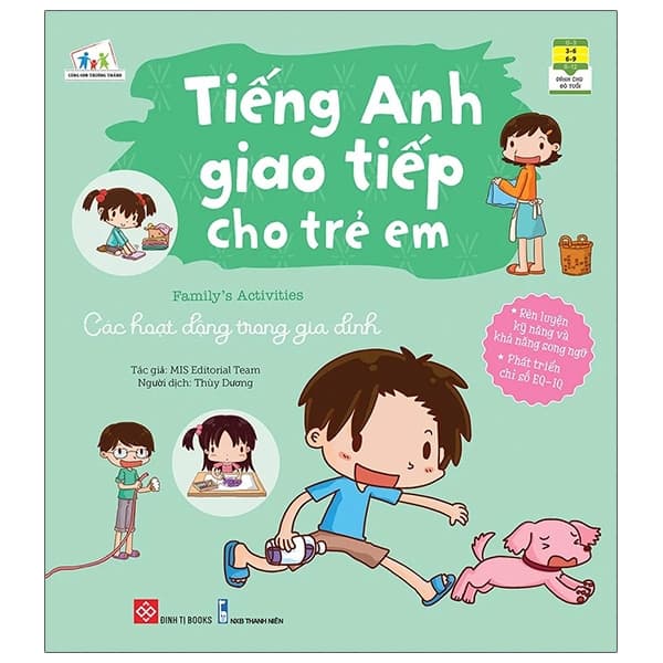 Sách Tiếng Anh Giao Tiếp Cho Trẻ Em - Family’S Activities - Các Hoạt Độn - MIS editorial team