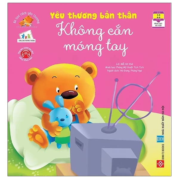Sách Bé Học Cách Yêu Thương - Yêu Thương Bản Thân - Không Cắn Móng Ta - Mễ Cát Khả