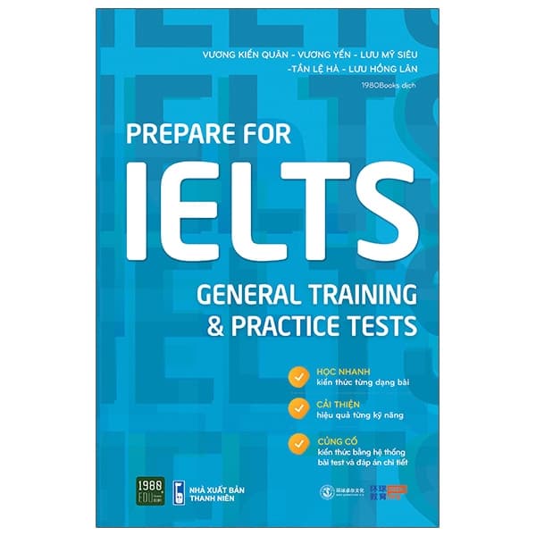 Sách Prepare For Ielts General Training & Practice Tests - Vương Kiến Quân