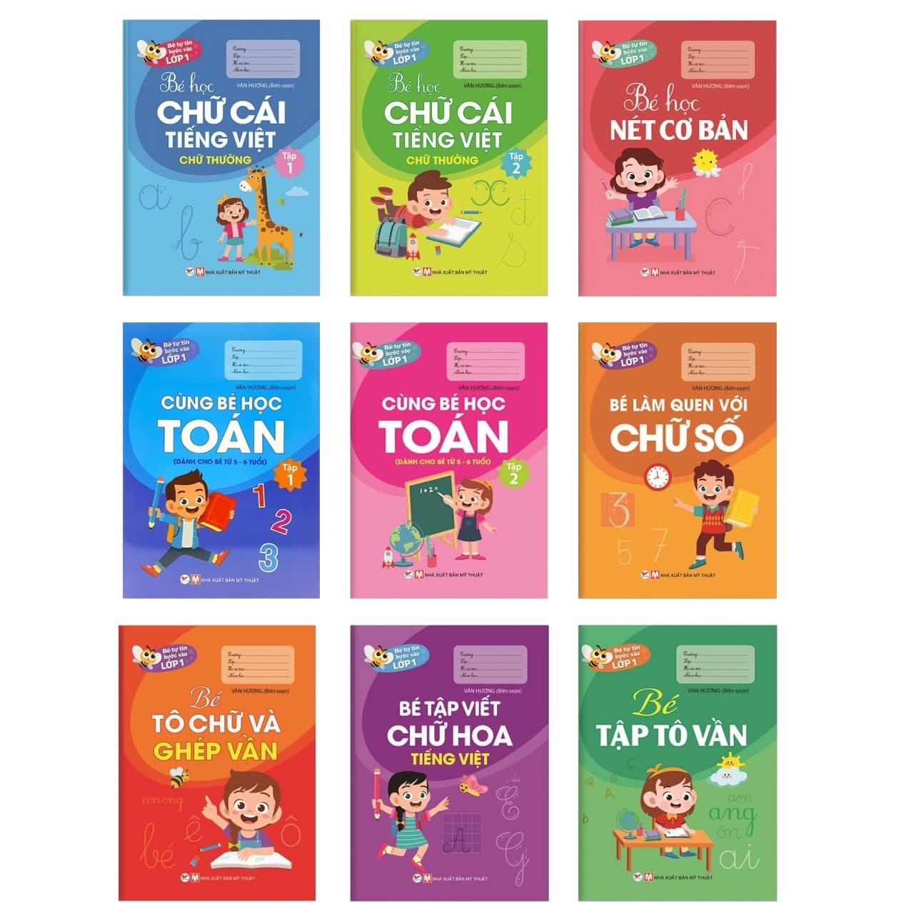 Sách Bộ Sách Bé Tự Tin Bước Vào Lớp 1: Dành Cho Bé Từ: 5-6 Tuổi (B� - Vân Hương