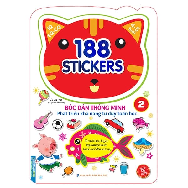 Sách 188 Stickers - Bóc Dán Thông Minh Phát Triển Khả Năng Tư Duy Toán Họ