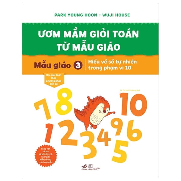 Sách Ươm Mầm Giỏi Toán Từ Mẫu Giáo - Mẫu Giáo 3 - Làm Quen Với Số - Park Young Hoon
