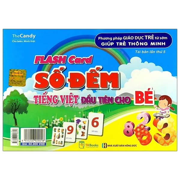 Sách Flash Card - Số Đếm Tiếng Việt Đầu Tiên Cho Bé (Tái Bản) - The Candy