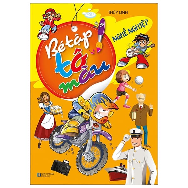 Sách Bé Tập Tô Màu - Nghề Nghiệp (Tái Bản 2023) - Thùy Linh