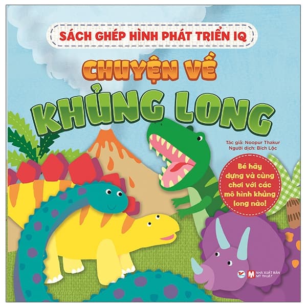 Sách Ghép Hình Phát Triển IQ - Chuyện Kể Về Khủng Long - Noopur Thakur