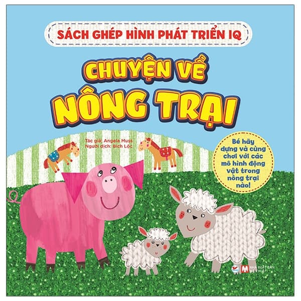 Sách Ghép Hình Phát Triển IQ - Chuyện Về Nông Trại - Angela Lockwood