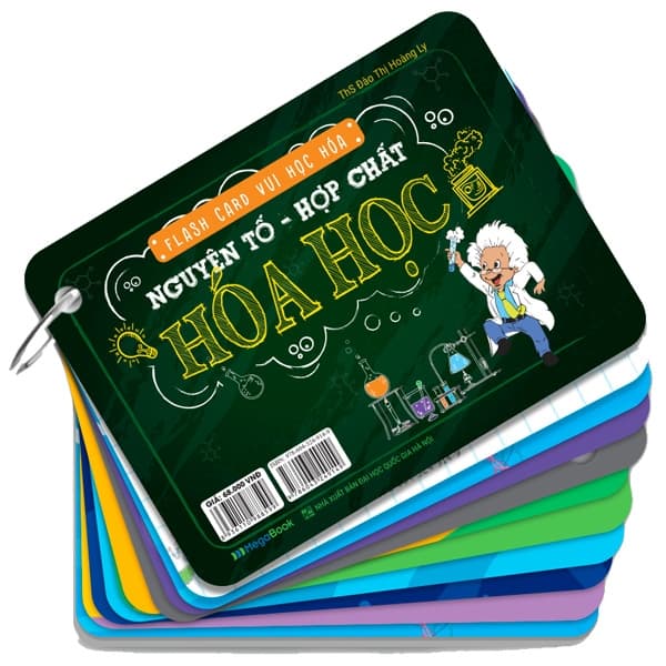 Sách Flashcard Vui Học Hóa: Nguyên Tố - Hợp Chất Hóa Học - ThS Đào Thị Hoàng Ly