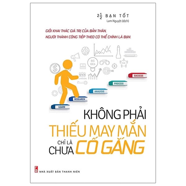 Sách Không Phải Thiếu May Mắn Chỉ Là Chưa Cố Gắng (Tái Bản 2021) - 2 1/2 Bạn Tốt