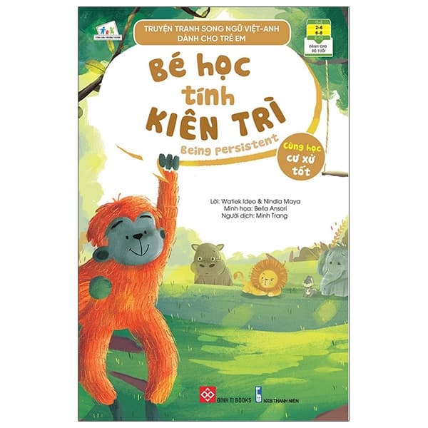 Sách Truyện Tranh Song Ngữ Việt - Anh Dành Cho Trẻ Em - Cùng Học Cư Xử - Watiek Ideo