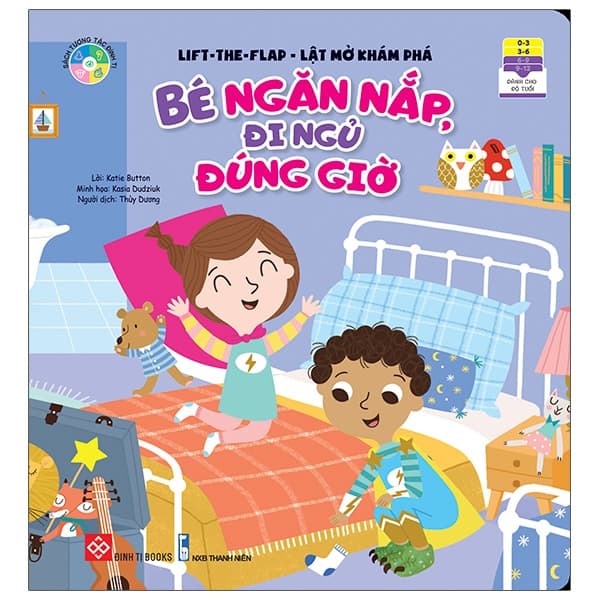 Sách Lift-The-Flap - Lật Mở Khám Phá - Bé Ngăn Nắp, Đi Ngủ Đúng Giờ - Di Di