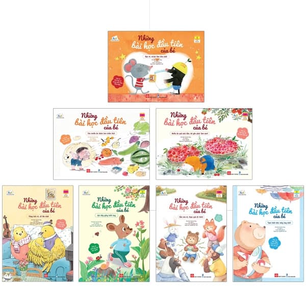 Sách Bộ Sách Những Bài Học Đầu Tiên Của Bé (Bộ 7 Cuốn) - Chu Gia Hùng