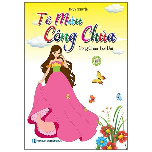 Sách Tô Màu Công Chúa - Công Chúa Tóc Dài - Hồng Mâu