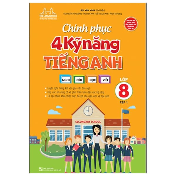 Sách Chinh Phục 4 Kỹ Năng Tiếng Anh Nghe - Nói - Đọc - Viết Lớp 8 - T� - Làn