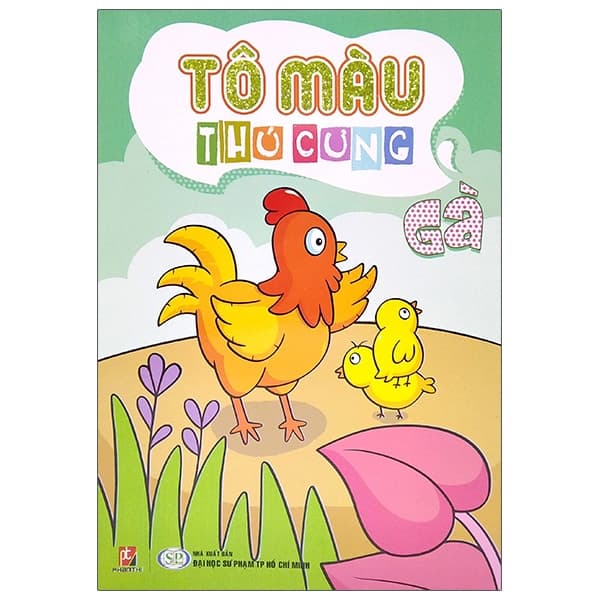 Sách Tô Màu Thú Cưng - Gà - Nhiều Tác Giả