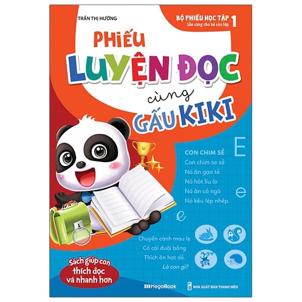 Sách Phiếu Luyện Đọc Cùng Gấu Kiki - Trần Thị Hường