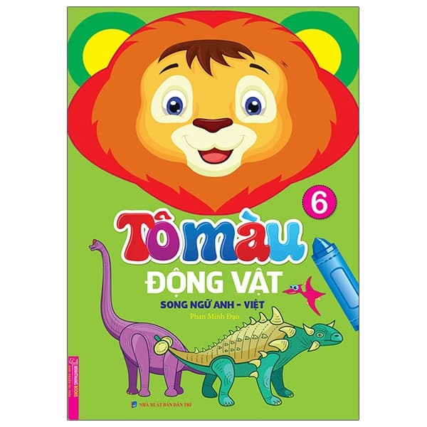 Sách Tô Màu Động Vật - Tập 6 (Song Ngữ Anh - Việt) - Phan Minh Đạo