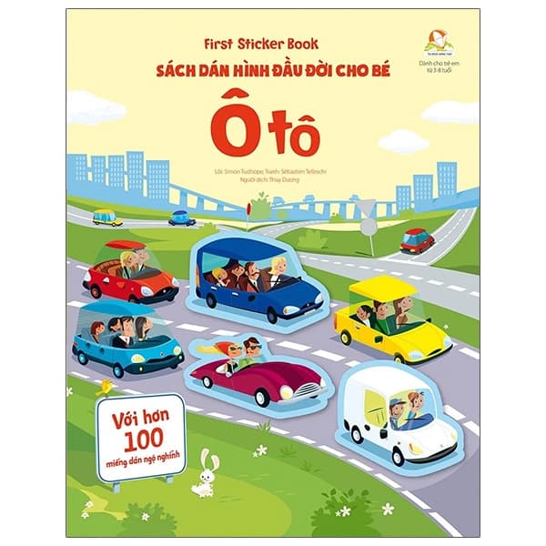 Sách First Sticker Book - Sách Dán Hình Đầu Đời Cho Bé - Ô Tô - Simon Tudhope