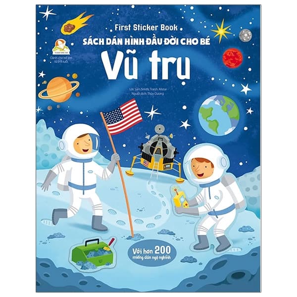 Sách First Sticker Book - Sách Dán Hình Đầu Đời Cho Bé - Vũ Trụ - Sam Smith