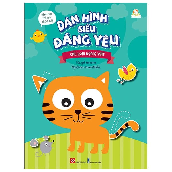 Sách Dán Hình Siêu Đáng Yêu - Các Loài Động Vật - Hemma