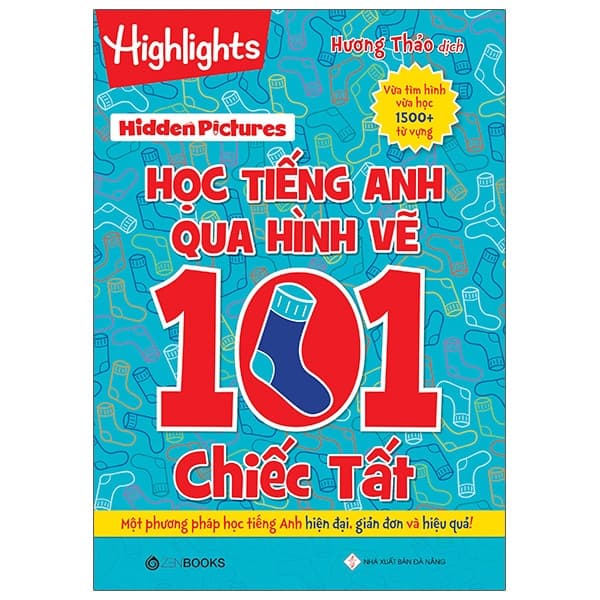 Sách Highlight - Học Tiếng Anh Qua Hình Vẽ - 101 Chiếc Tất - Hidden Pictures