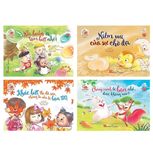 Sách Bộ Sách Sách Song Ngữ Bồi Dưỡng Tâm Lý, Trí Tuệ Cho Trẻ (Bộ 4 - Thái Tịch