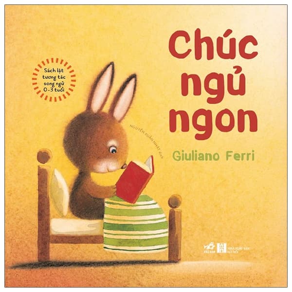 Sách Sách Lật Tương Tác Song Ngữ 0-3 Tuổi: Chúc Ngủ Ngon - Giuliano Ferri